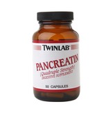 TWINLAB TWINLAB- Pancreatin Quadruple Strength Digestive Supplement 50 Capsules