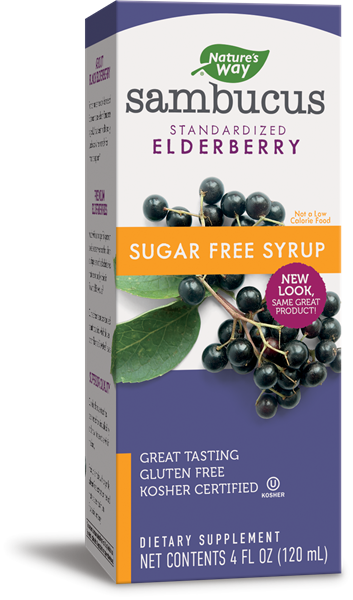 NATURE'S WAY SAMBUCUS-Sugar Free Elderberry 240 ml