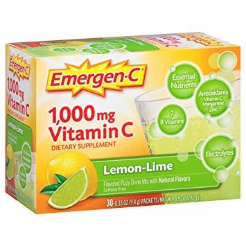 ALACER CORP EMERGEN C-Lemon Lime 30 packets