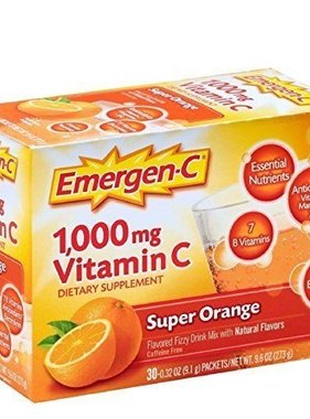 ALACER CORP EMERGEN C-Super Orange 30 packets