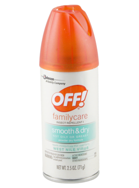 SC JOHNSON SC JOHNSON- OFF! Family Care Insect Repellent Smooth&Dry 2.5oz.