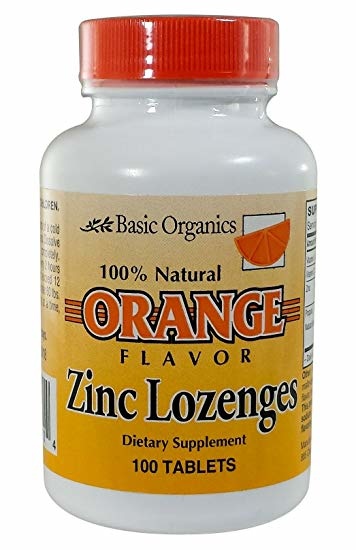 BASIC ORGANICS BASIC ORGANICS-Zinc Lozenges 100 tablets
