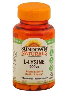 SUNDOWN SUNDOWN-L Lysine 500 mg 100 tablets