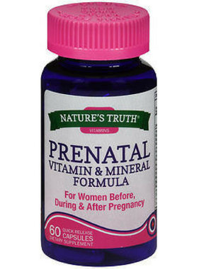 NATURE'S TRUTH PRENATAL- Vitamins & Mineral Formula 60 capsules