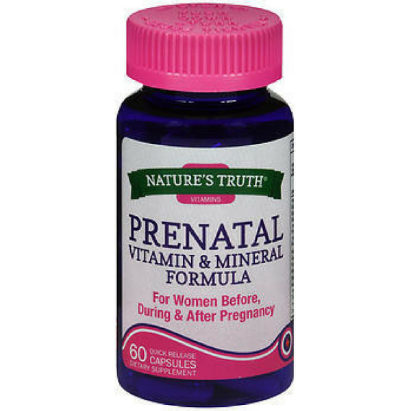 NATURE'S TRUTH PRENATAL- Vitamins & Mineral Formula 60 capsules