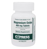 CYPRESS PHARMACEUTICAL MAGNESIUM OXIDE-400 mg 120 tablets