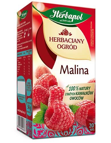 HERBAPOL LUBLIN HERBAPOL- Malina Herbata 20 sztuk