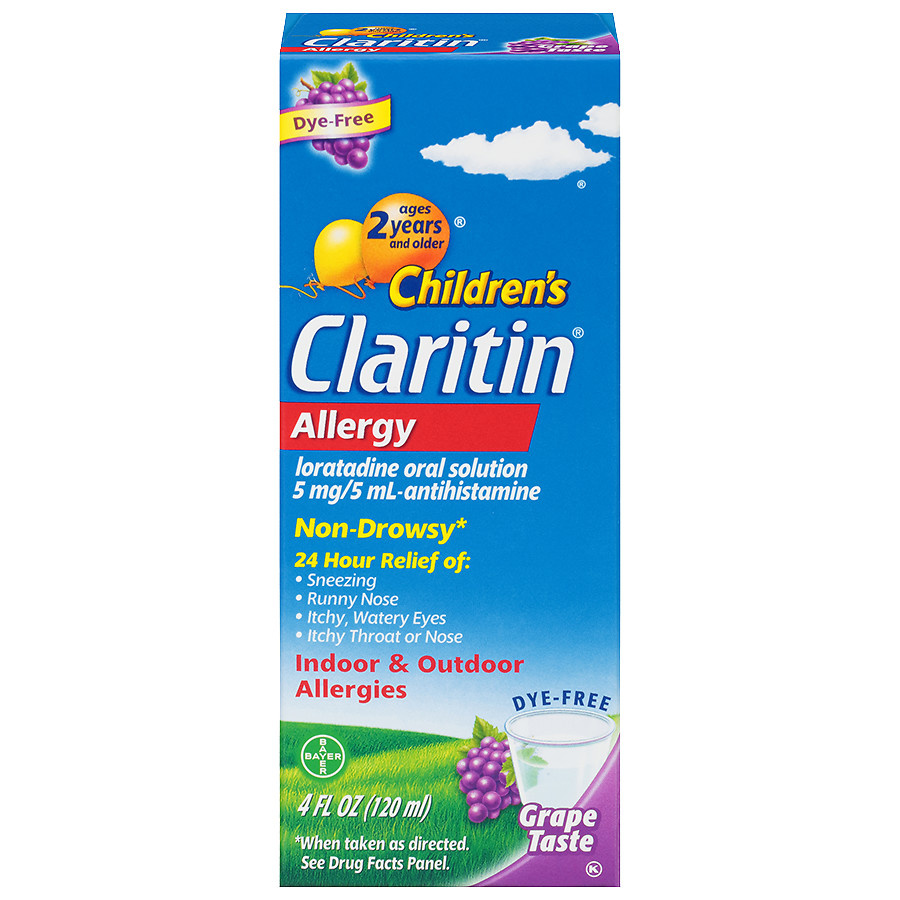 CLARITIN- Childrens's Allergy Grape Taste 120 ml