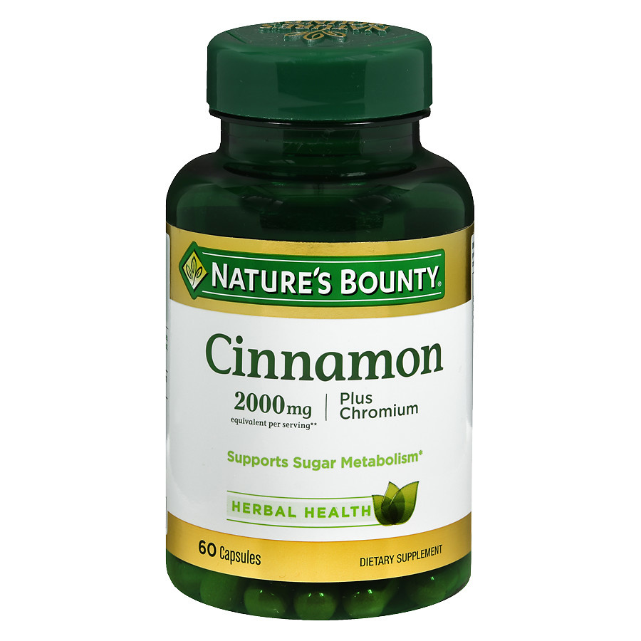 NATURES BOUNTY NATURE'S BOUNTY-Cinnamon 2000 mg 60 capsules