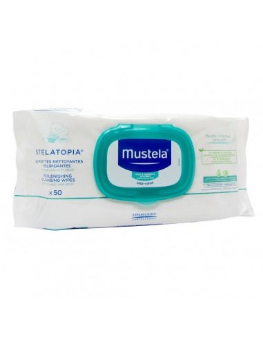 MUSTELA MUSTELA- Stelatopia Replenishing Cleansing Wipes x 50