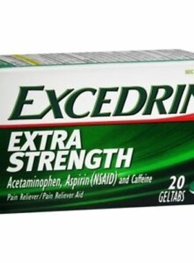 GSK CONSUMER HEALTHCARE EXCEDRIN-Extra Strength 20 geltabs
