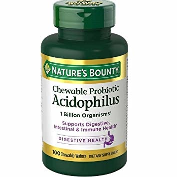NATURES BOUNTY NATURES BOUNTY Acidophilus Chewable 100 Wafers