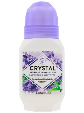 CRYSTAL CRYSTAL- Mineral Deodorant Roll-On Lavender-White Tea 66 ml
