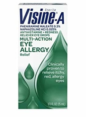 JOHNSON AND JOHNSON VISINE-A Multi Action Allergy Eye Drops 15 ml