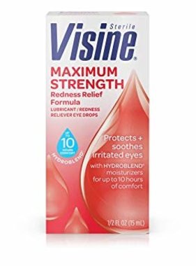 JOHNSON AND JOHNSON VISINE Maximum Strength Redness Relief Formula Eye Drops 15 ml