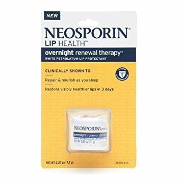 JOHNSON AND JOHNSON NEOSPORIN- Lip Health Overnight Renewal Therapy 7.7g