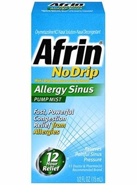BAYER AFRIN No Drip Allergy Sinus Pump Mist 15ml