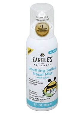 ZARBEES ZARBEE'S Soothing Saline Nasal Mist With Aloe 88ml