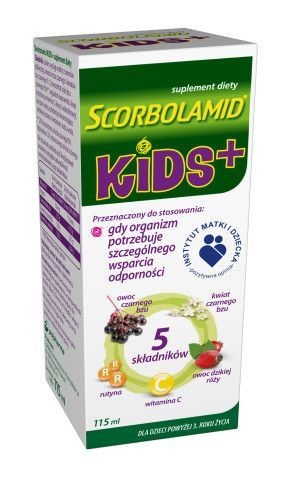 POLPHARMA SCORBOLAMID- KIDS + Syrop 115 ml