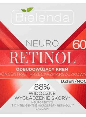 BIELENDA BIELENDA- Neuro Retinol Odbudowujacy Krem Koncentrat Przeciwzmarszczkowy 60+ 50 ml