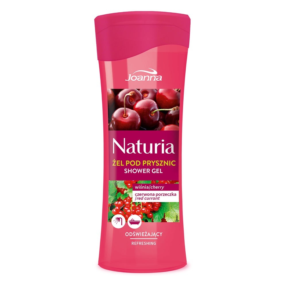JOANNA JOANNA Naturia Zel pod Prysznic Wisnia/Czerwona Porzeczka 300 ml