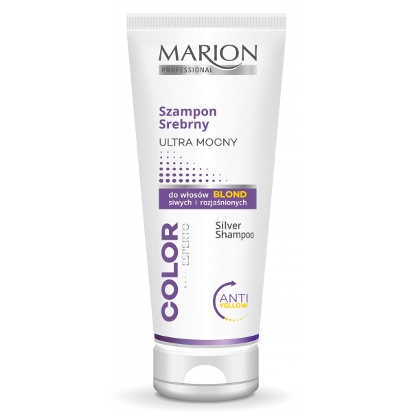 MARION MARION Szampon Srebrny do Wlosow Blond Siwych i Rozjasnionych 200 ml