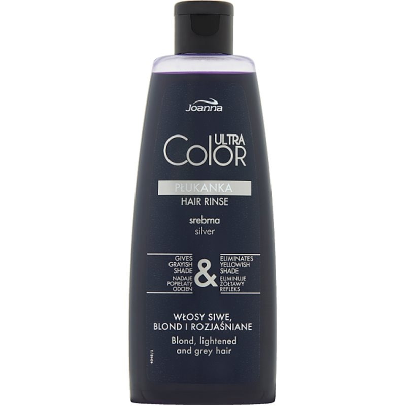 JOANNA JOANNA Plukanka Srebrna Wlosy Siwe Blond i Rozjasniane 150 ml