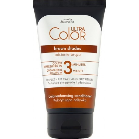 JOANNA JOANNA ULTRA COLOR Koloryzujaca Odzywka Odcienie Brazu 100 g