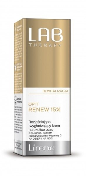 LIRENE LIRENE LAB THERAPY Rozjasniajacy-Wygladzajacy Krem na Okolice Oczu 15 ml