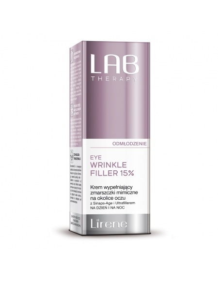 LIRENE LIRENE LAB THERAPY Krem Wypelniajacy Zmarszczki Mimiczne na Okolice Oczu 15 ml
