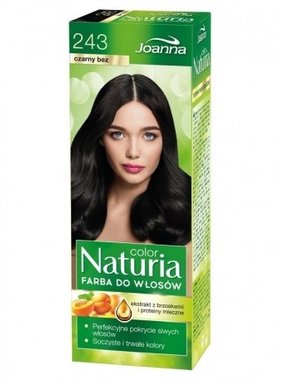 JOANNA JOANNA Naturia Farba do Wlosow 243 Czarny Bez  60g+40 g