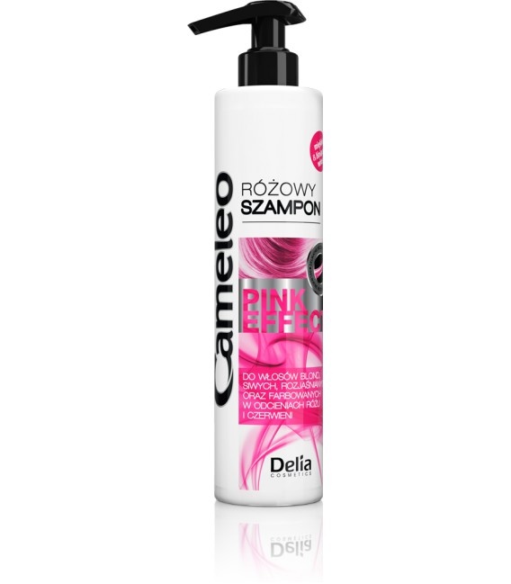 DELIA CAMELEO PINK EFFECT Pielęgnujący szampon z z efektem różowych refleksów 250ml