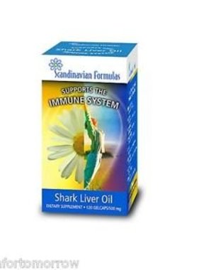 SCANDINAVIAN FORMULAS SCANDINAVIAN FORMULAS- Shark Liver Oil 120 Gel Caps 500mg