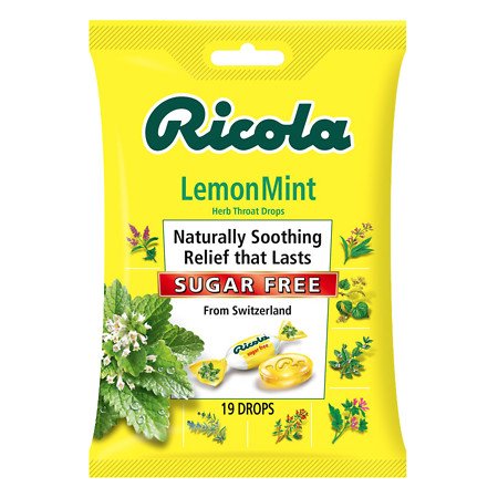 RICOLA RICOLA- LemonMint 19 Sugar Free Herb Throat Drops
