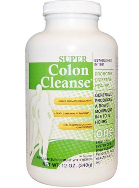 HEALTH PLUS SUPER COLON CLEANSE- Dietary Supplement 12 oz.