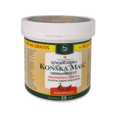 HERBAMEDICUS HERBAMEDICUS- Szwajcarska Konska Masc Rozgrzewajaca