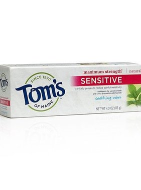 TOM'S OF MAINE TOM'S OF MAINE- Natural Maximum Strength Sensitive Soothing Mint 4.0 oz.