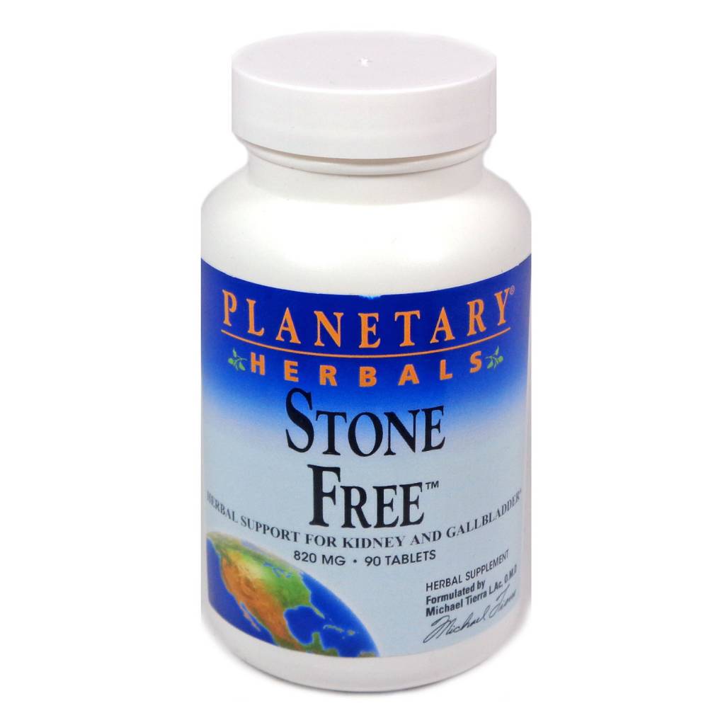 PLANETARY HERBALS STONE FREE- Herbal Support For Kidney And Gallbladder 820mg 90 Tablets