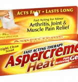 CHATTEM ASPERCREME- Fast Acting Therapy Heat Relieving Gel 70.8g.