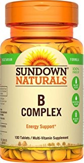 SUNDOWN NATURALS SUNDOWN NATURALS- B Complex 100 Tablets