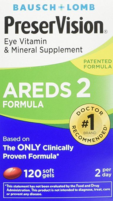 BAUSCH AND LOMB PRESER VISION- Eye Vitamin & Mineral Supplement AREDS2 Formula 120 Softgels
