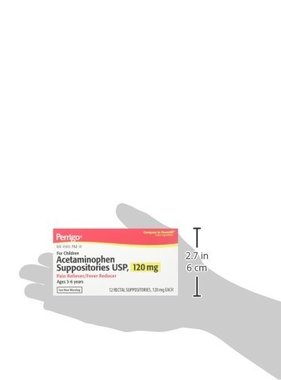 PERRIGO PERRIGO- Acetaminophen Suppositories USP 120mg 12 Rectal Suppositories