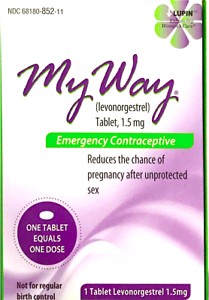 LUPIN LUPIN- My Way Emergency Contraceptive 1 Tablet