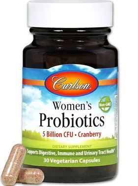 J.R.CARLSON CARLSON- Women's Probiotics 10 Billion CFU Cranberry 60 Capsules