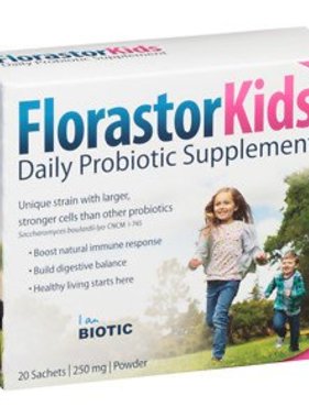 BIOCODEX USA BIOCODEX USA- Florastor Kids Daily Probiotic Supplement Tutti-Frutti Flavor 20 Sachets