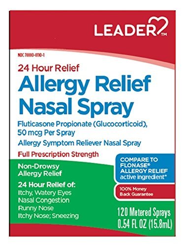 LEADER LEADER- 24 Hour Relief Allergy Relief Nasal Spray 120 Sprays