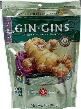 THE GINGER PEOPLE GIN GINS- Chewy Ginger Candy Original