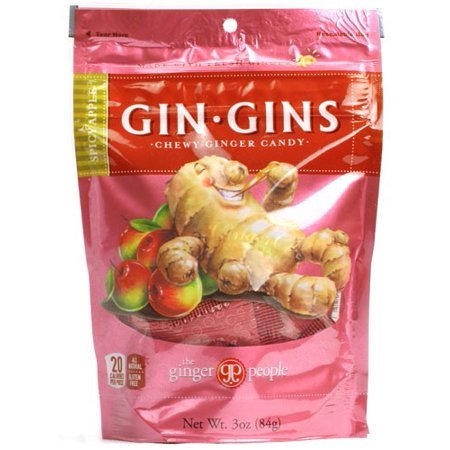 THE GINGER PEOPLE GIN GINS- Chewy Ginger Candy Spicy Apple