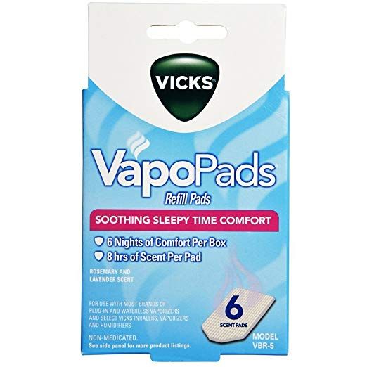 VICKS VAPO PADS- Refill Pads Soothing Sleepy Time Comfort Rosemary & Lavender
