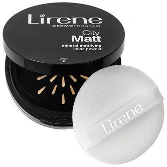 LIRENE LIRENE- Dermoprogram City Matt Mineral Mattifying Loose Powder Transparentny